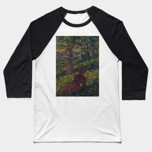 Woman in a Park by Georges-Pierre Seurat Baseball T-Shirt